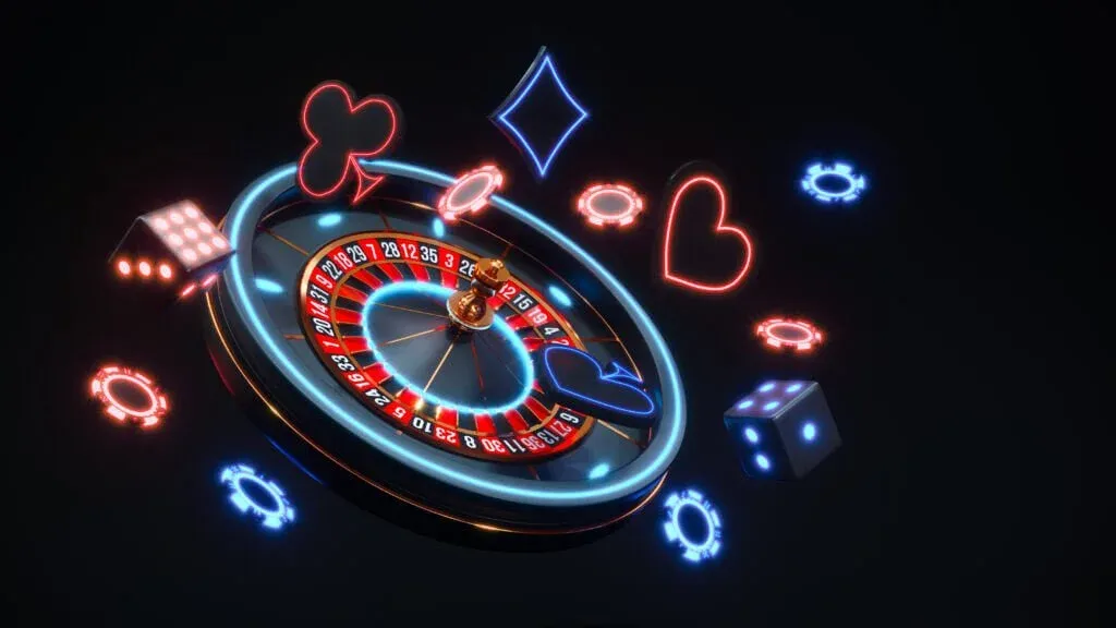 Ruleta en mesa de casino